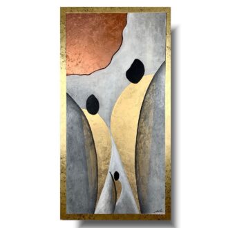 "Złota rodzina" pionowy obraz w ramie 2174A