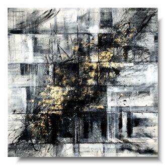 Duży obraz abstrakcja kwadratowa "Milenium" do salonu 2000A