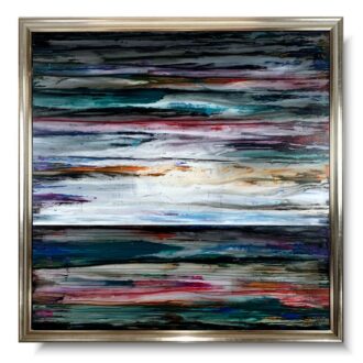 Duży obraz zachód słońca "Wspomnienie wakacji" abstrakcja 2106A