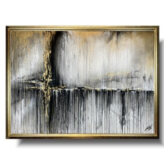 Elegancki obraz w ramie "Deszczowy dzień" autorska kolekcja 2003A