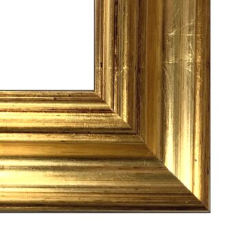 Klasyczna złota rama do obrazu na płótnie szlakmetal SA13
