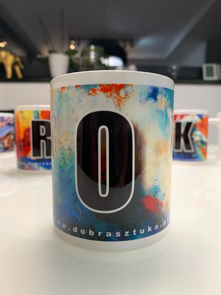 Kubki z obrazami kubek z literami obraz na kubku K2 - obrazek 3