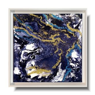 Modny obraz w ramie "Lodowa kraina" abstrakcja 2036A