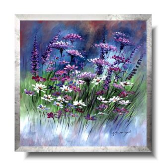 Obraz do pokoju "Fioletowa łąka zapomnienia" obrazy na płótnie 2229A