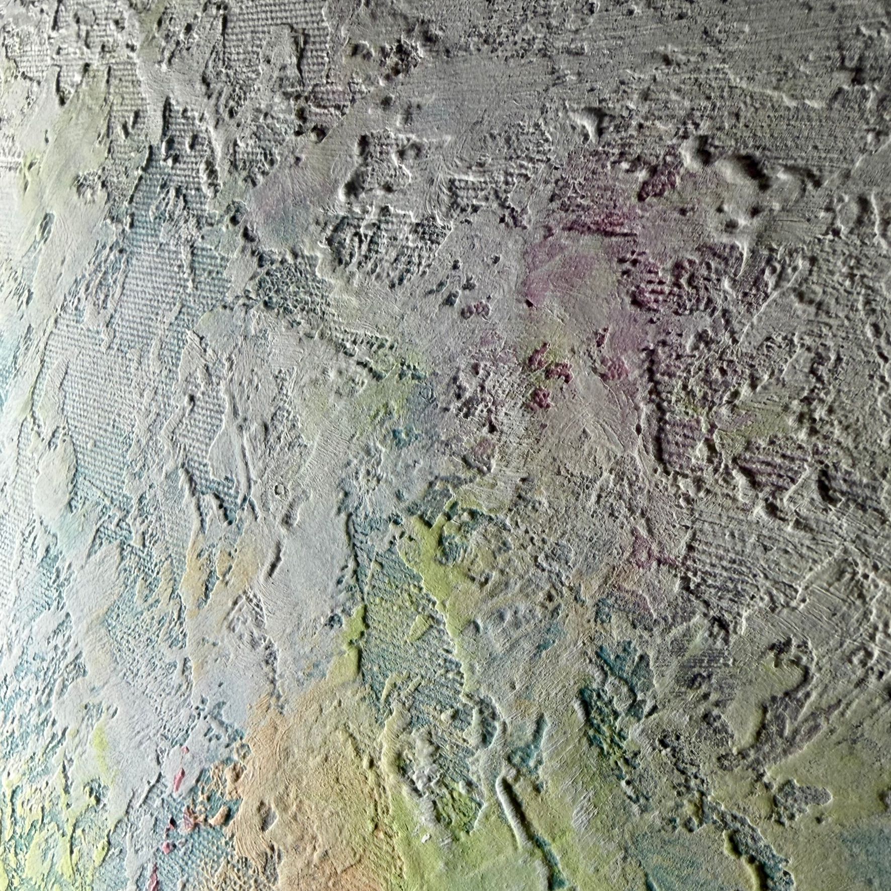 Obraz ręcznie malowany abstrakcja "Kolorowe miasto w oddali" 2177A - obrazek 7