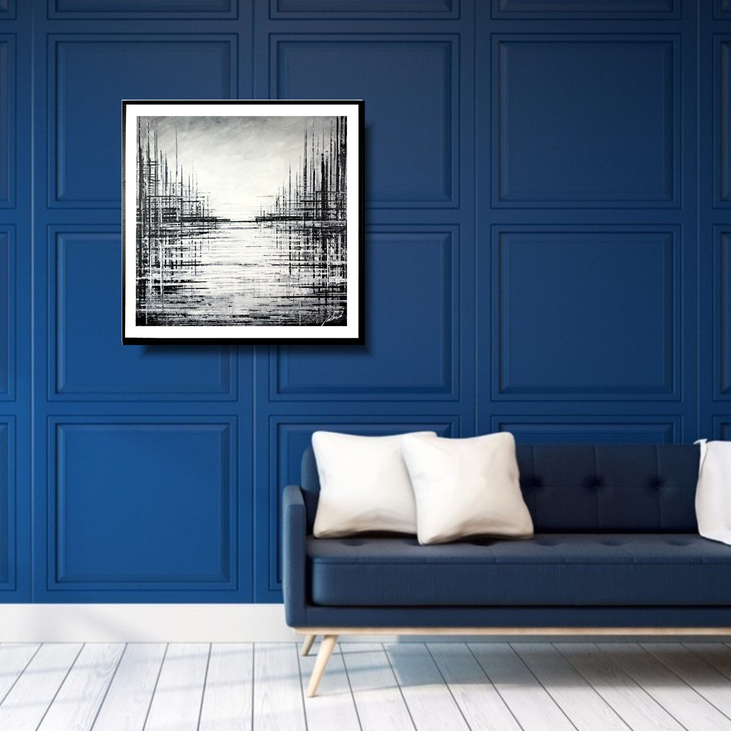 obraz do salonu w ramie