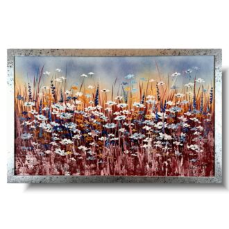 Obraz ręcznie malowany na płótnie "Słoneczna łąka" 2056A