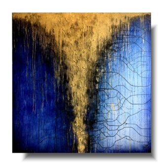 Obraz premium "Niebiański deszcz" eleganckie obrazy 1989A