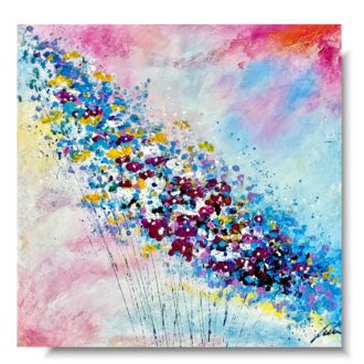 Obraz ręcznie malowany na płótnie "Jesienna łąka" 2218A