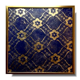 Obrazek do salonu "Granat love kwiaty" w ramie 2201A