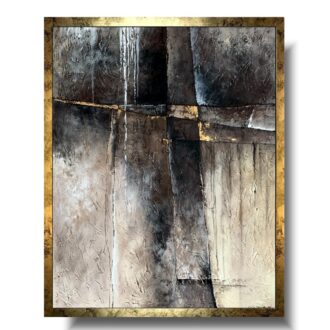 Piękna abstrakcja "Męska przestrzeń" obraz w ramie 2110A