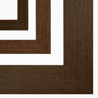 Rama do obrazu wenge prosta struktura drewna SA19