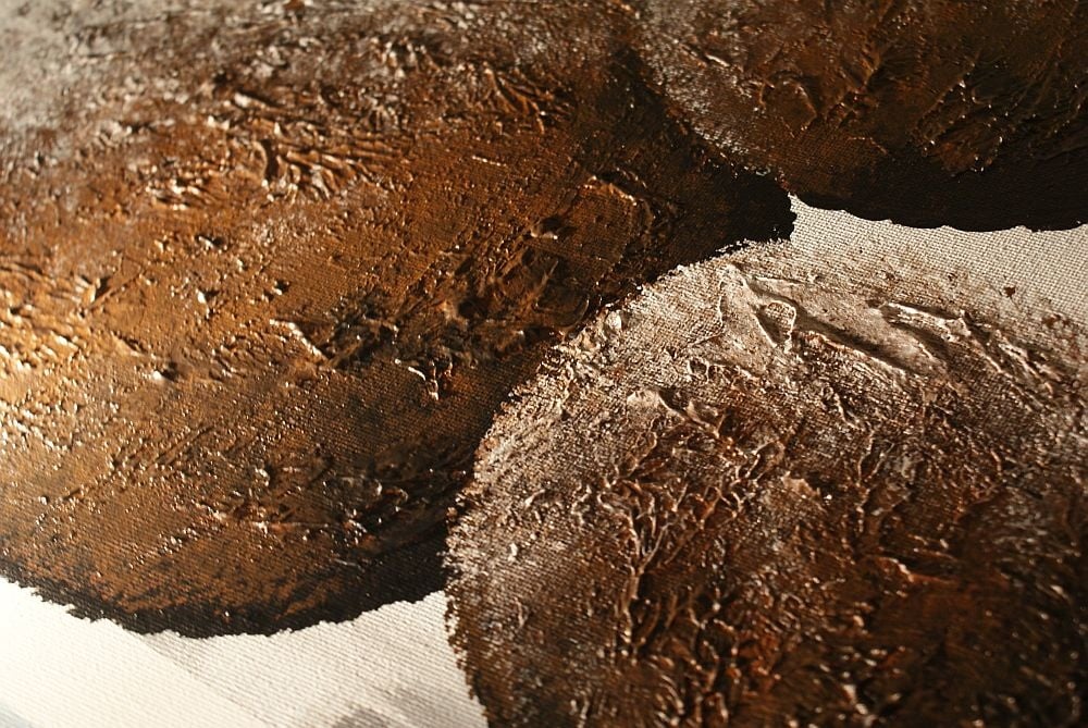 Dmuchawce obraz z kwiatami obrazy ręcznie malowane na płótnie 754A - obrazek 5