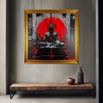 Obraz budda na płótnie "Budda medytujący" 2351A