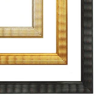 Nowoczesna rama do obrazu fala złota, srebrna, czarna AP8