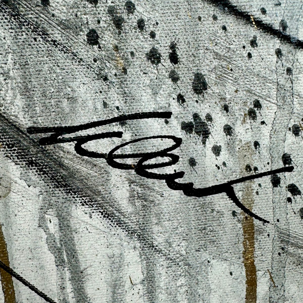 Piękny duży obraz "Abstrakcja z rozmachem" 1975A - obrazek 5