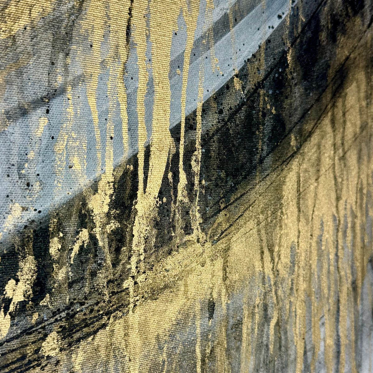 Piękny duży obraz "Abstrakcja z rozmachem" 1975A - obrazek 7