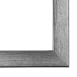 Pręgowana rama do obrazu srebrna KR22