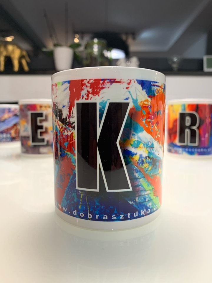 Kubki z obrazami kubek z literami obraz na kubku K2 - obrazek 6