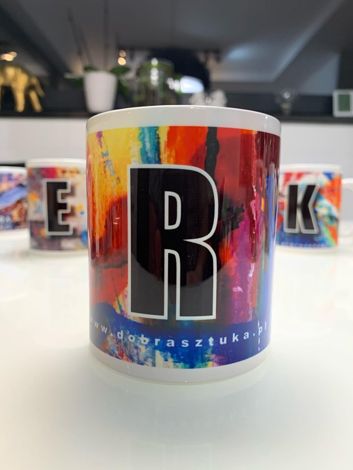 Kubki z obrazami kubek z literami obraz na kubku K2 - obrazek 4