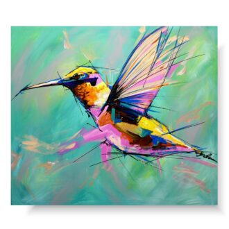 Modny obraz "Egzotyczny ptak" obrazy ręcznie malowane ze zwierzętami 1697A