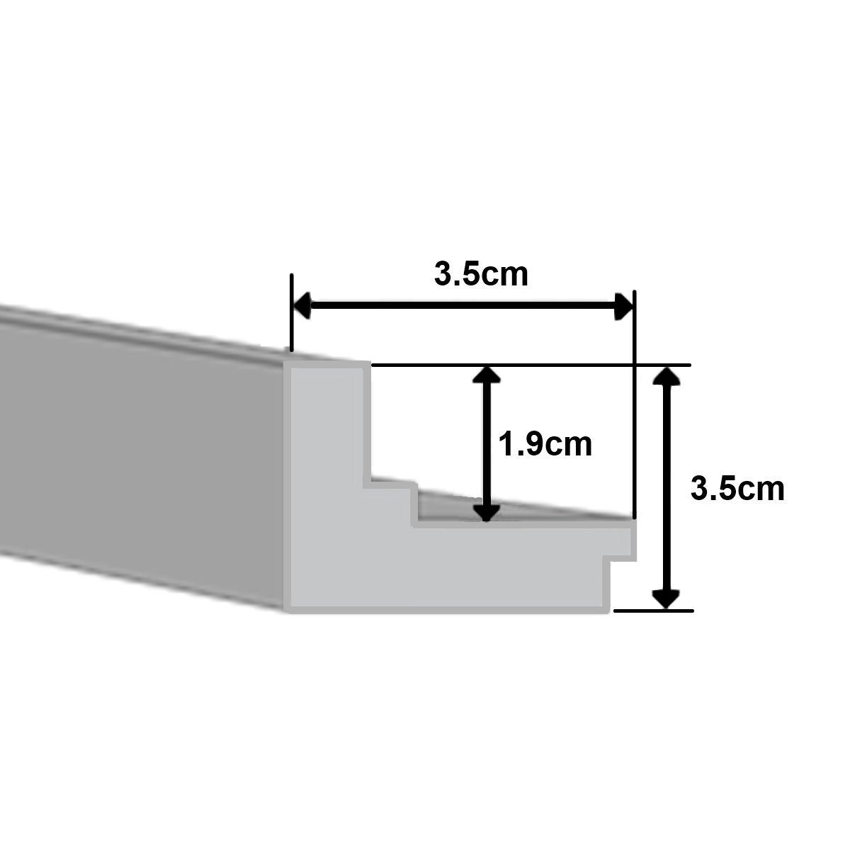 Rama do obrazu american box czarna KR33 - obrazek 5