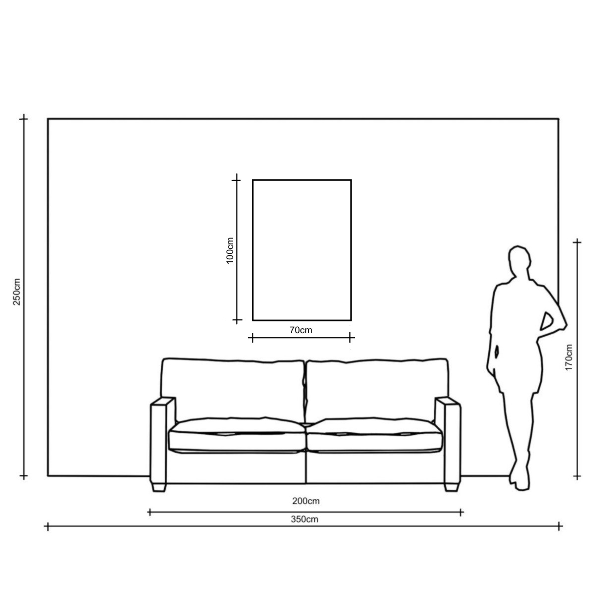 Złoty obraz abstrakcyjny 100 x 70cm – nowoczesna kompozycja premium 2371A - obrazek 9