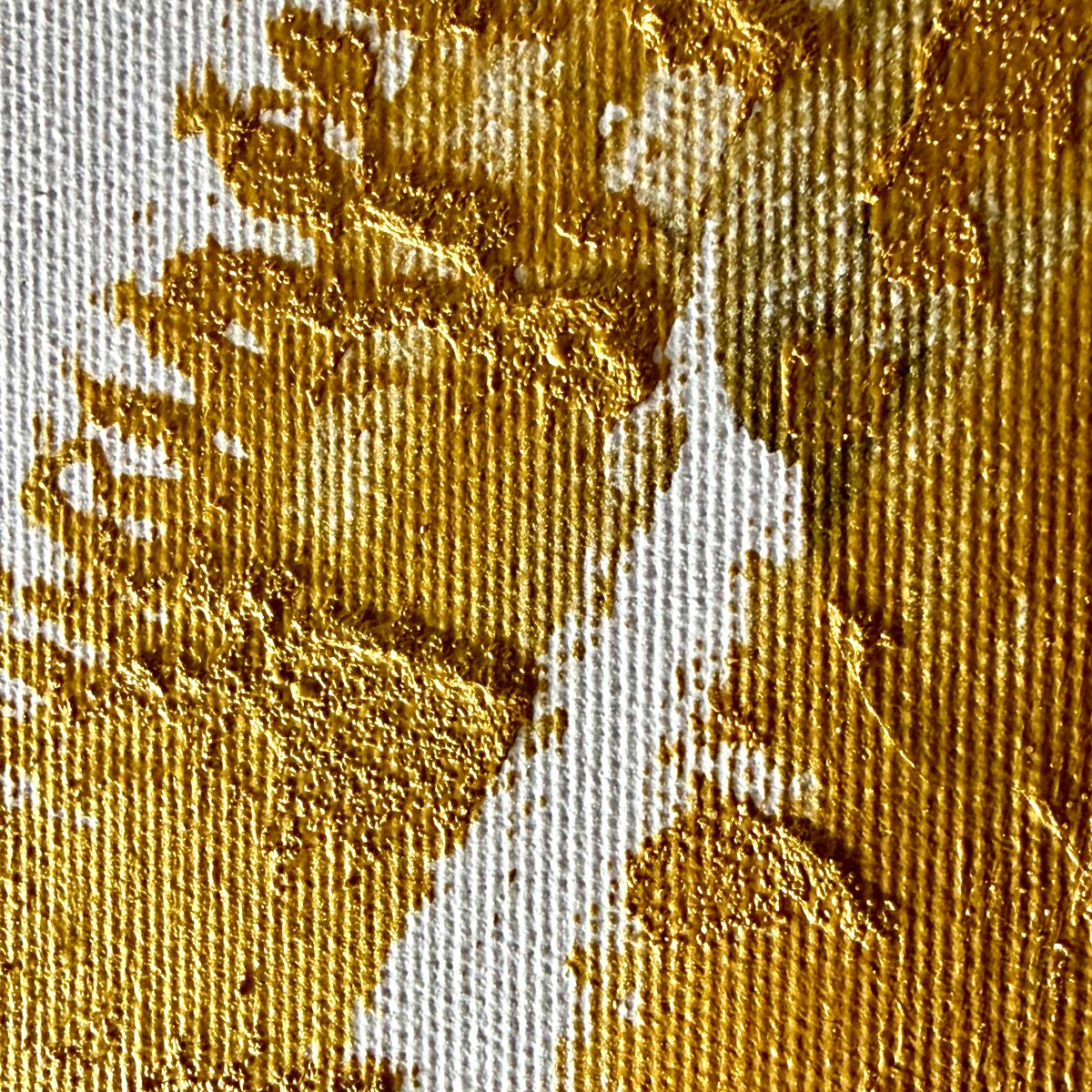 Złoty obraz abstrakcyjny 100 x 70cm – nowoczesna kompozycja premium 2371A - obrazek 6