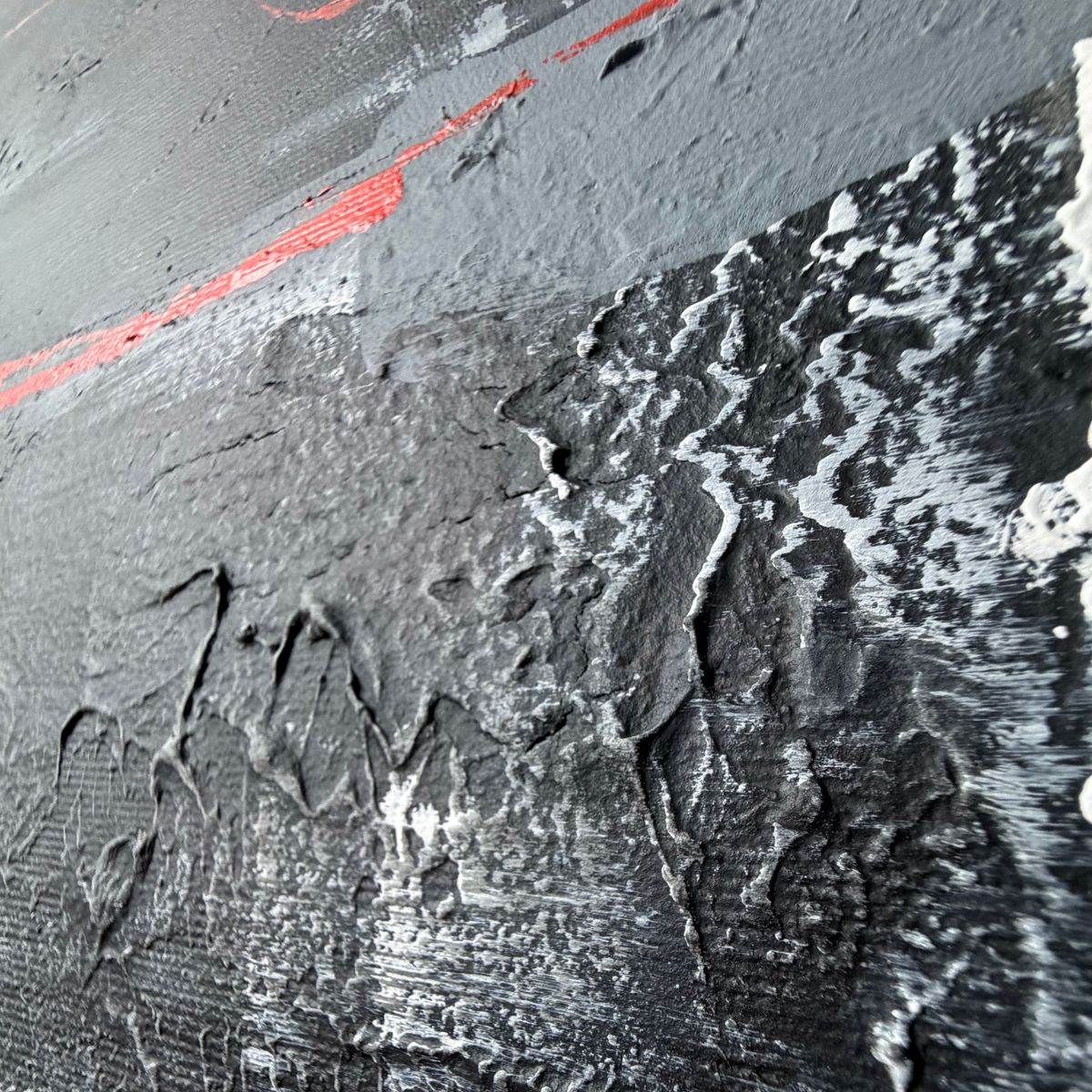 obraz nowoczesny struktura farby