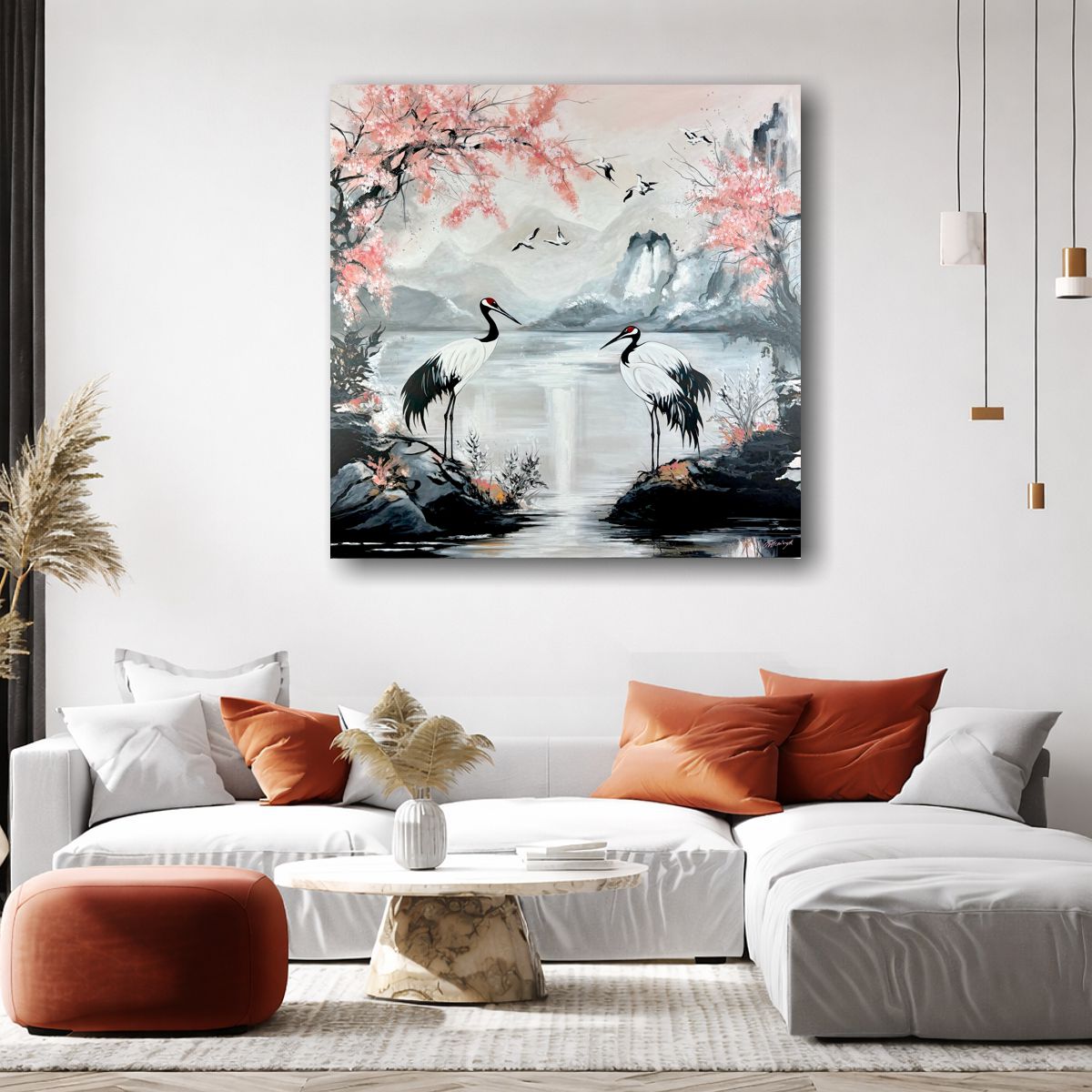 obraz japoński krajobraz zen