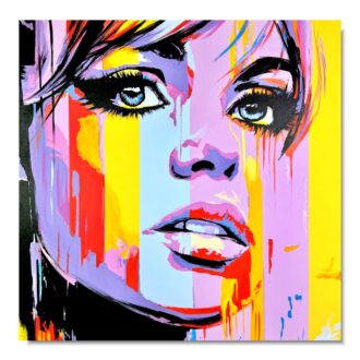 obraz kobieta nowoczesny 100x100