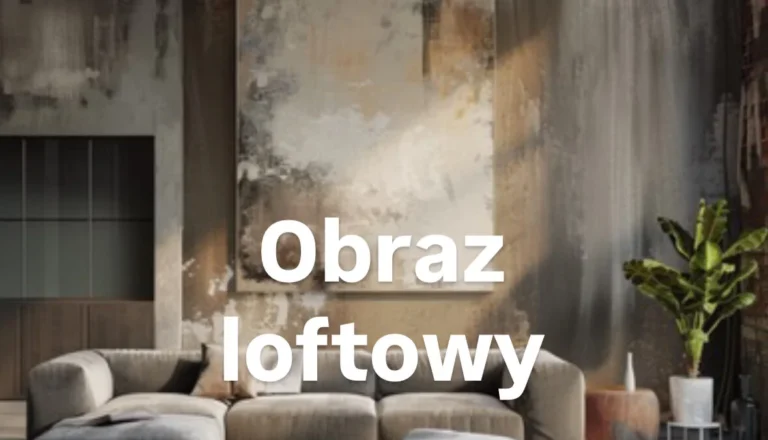 obraz loftowy w dużym formacie